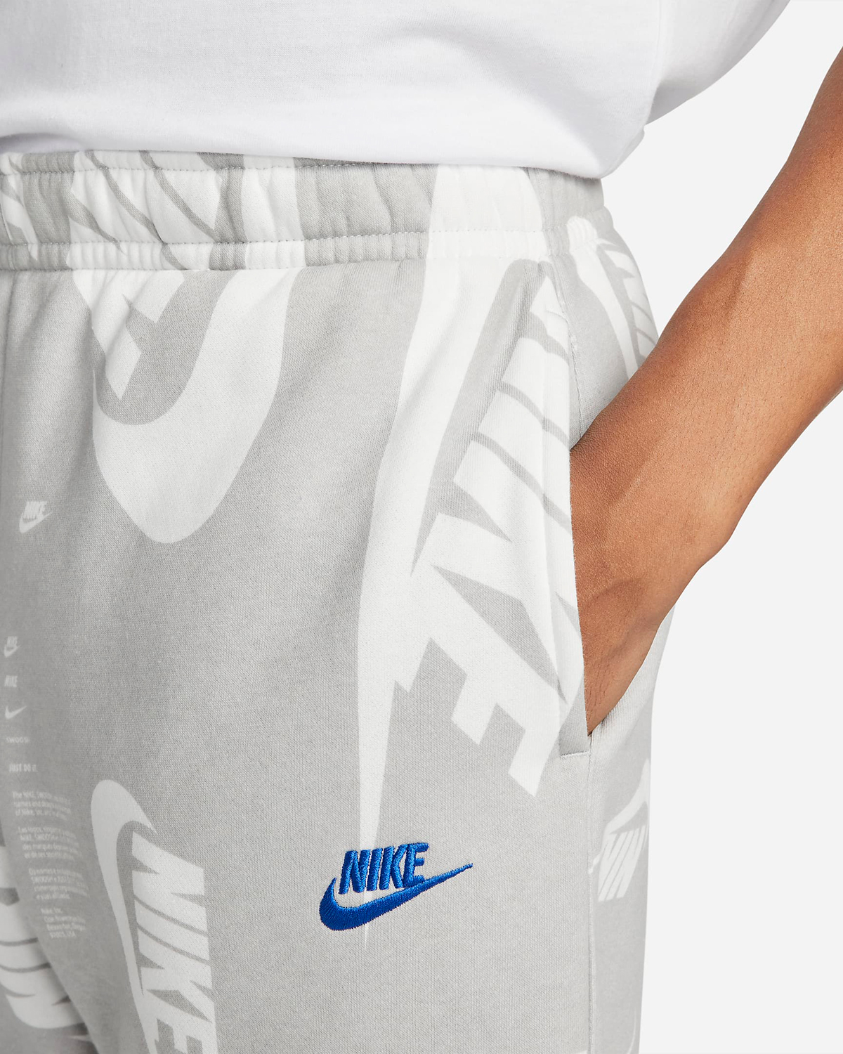 Nike-Club-Fleece-Printed-Jogger-Pants-Grey-Fog-2