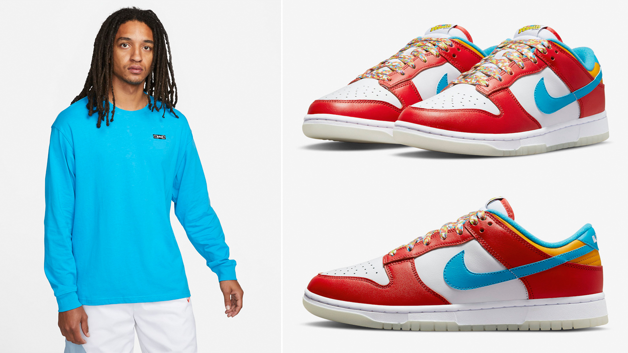 Nike-Dunk-Low-Fruity-Pebbles-LeBron-James-Shirts-Clothing-Outfits
