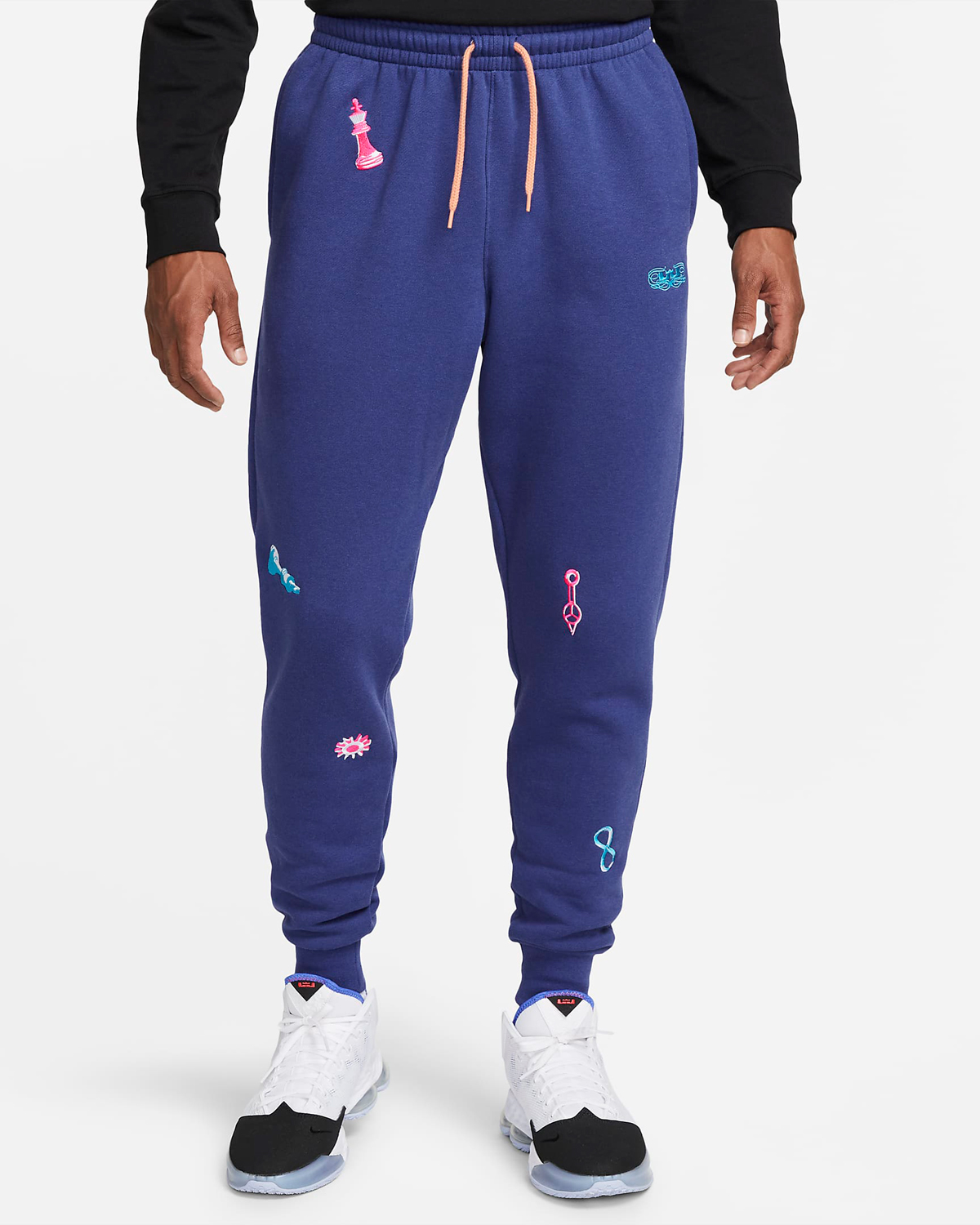 Nike-LeBron-Fleece-Pants-Deep-Royal-Blue-Laser-Blue-1