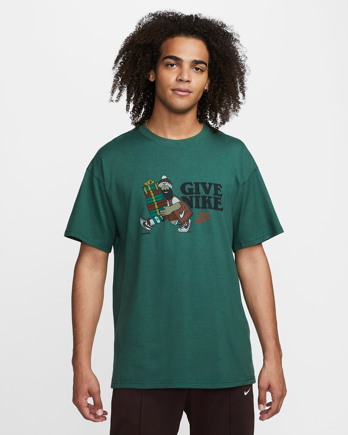 Nike-Noble-Green-Holiday-Christmas-2022-Give-Nike-T-Shirt