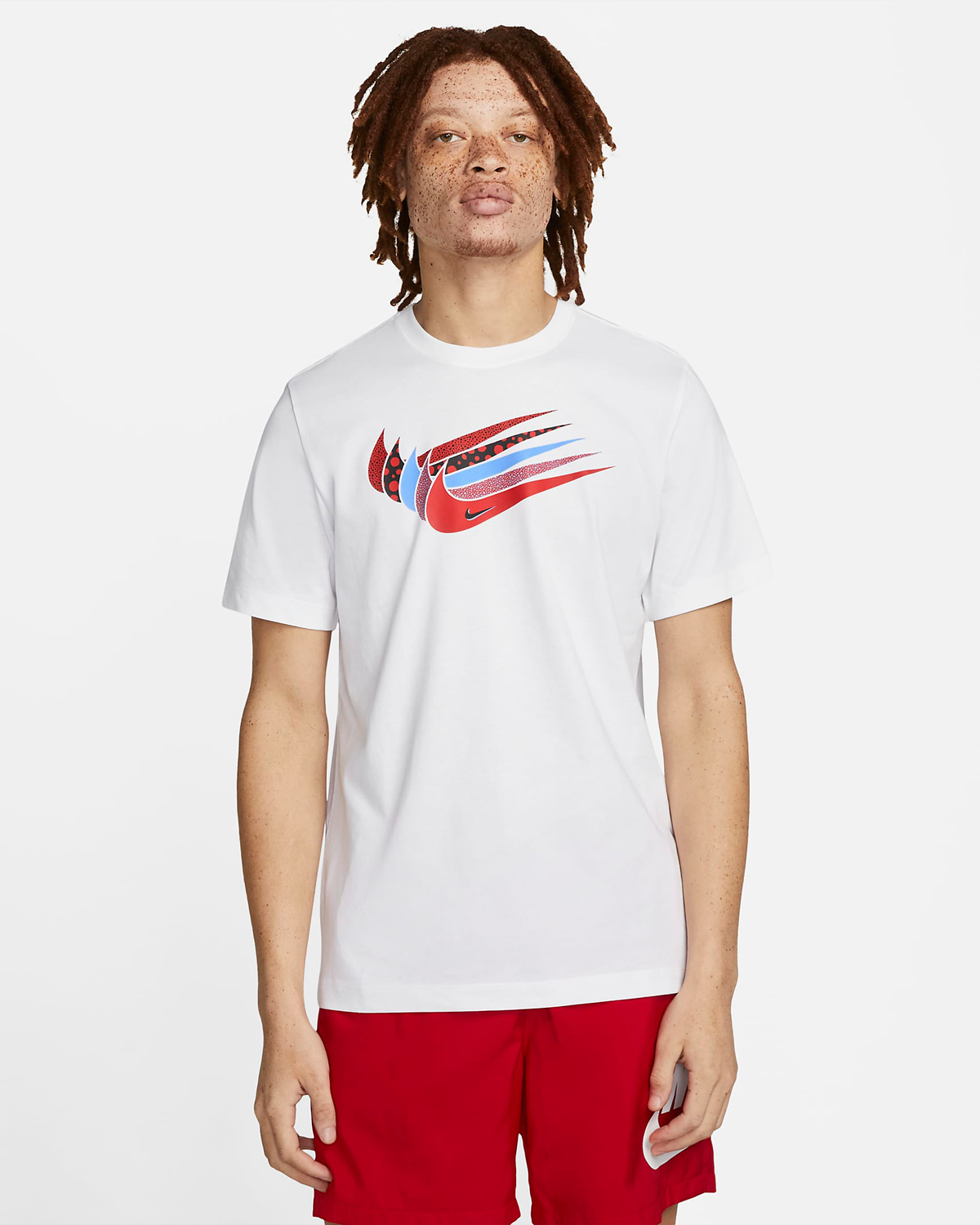 Nike-Sportswear-Swoosh-T-Shirt-White-Habanero-Red-Blue