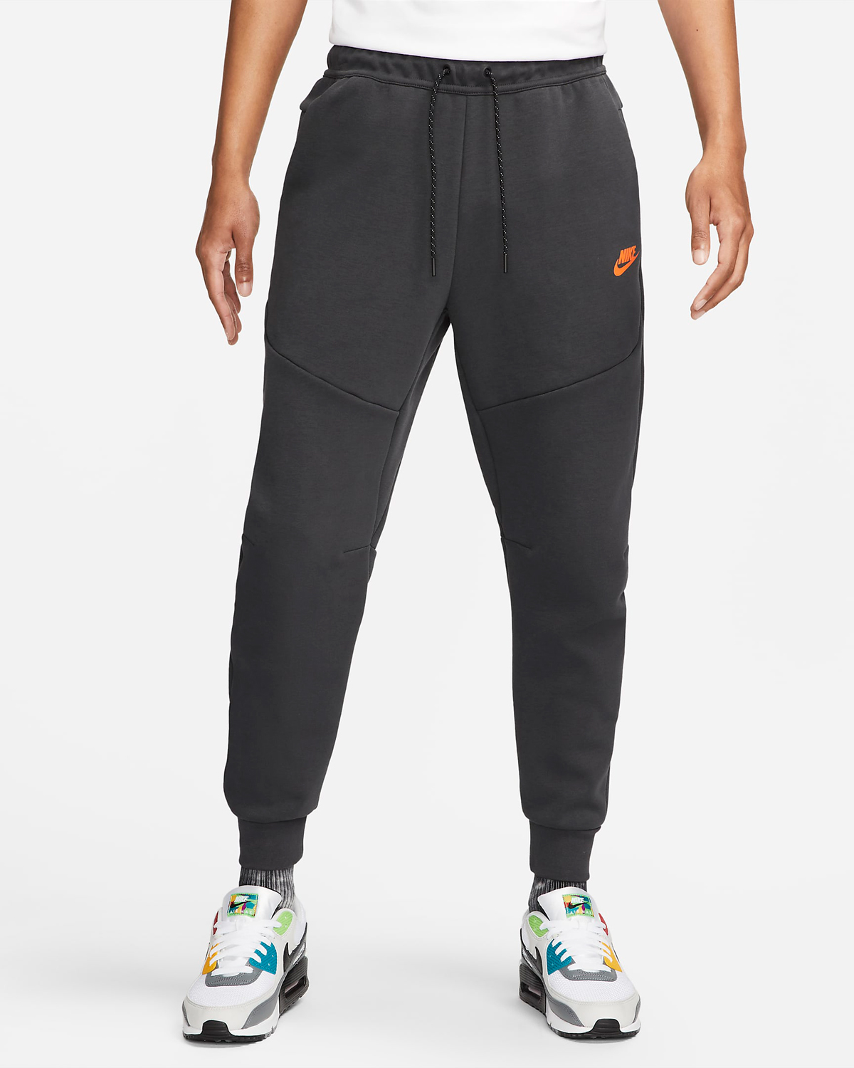 Nike-Tech-Fleece-Jogger-Pants-Dark-Smoke-Grey-Safety-Orange-1