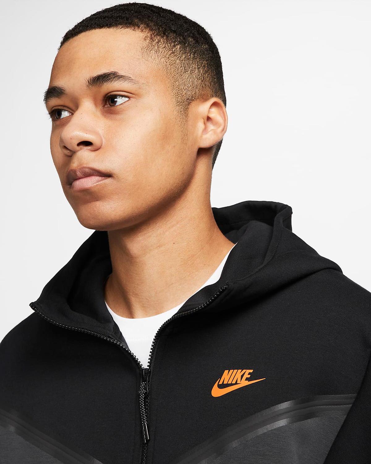 Nike-Tech-Fleece-Zip-Hoodie-Black-Dark-Smoke-Grey-Safety-Orange