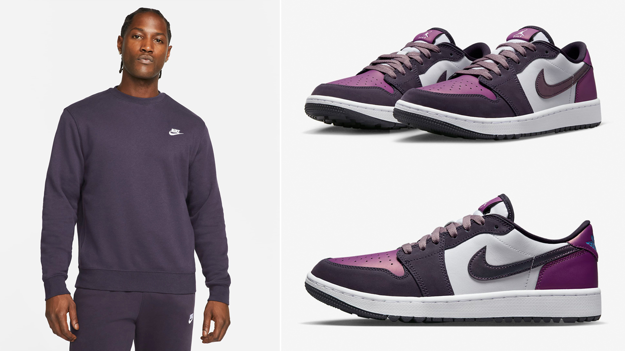 Air-Jordan-1-Low-Golf-Purple-Smoke-Shirts-Clothing-Outfits