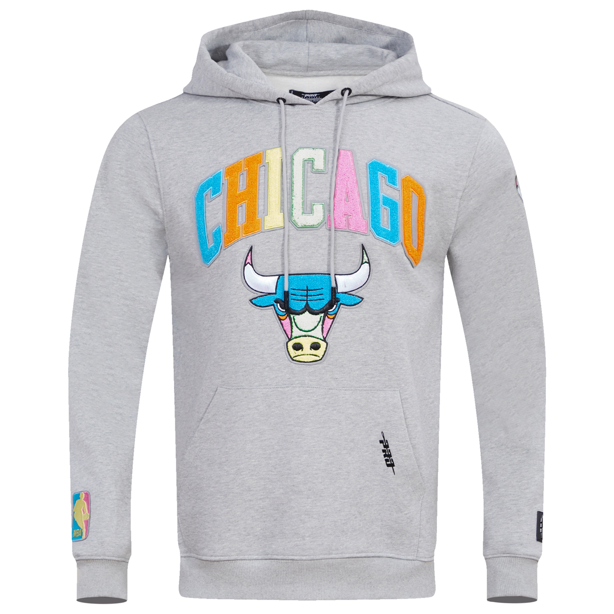 Chicago-Bulls-Pro-Standard-Grey-Neon-Hoodie