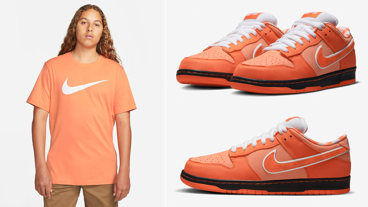 Concepts-Nike-SB-Dunk-Low-Orange-Lobster-Shirt-Outfit