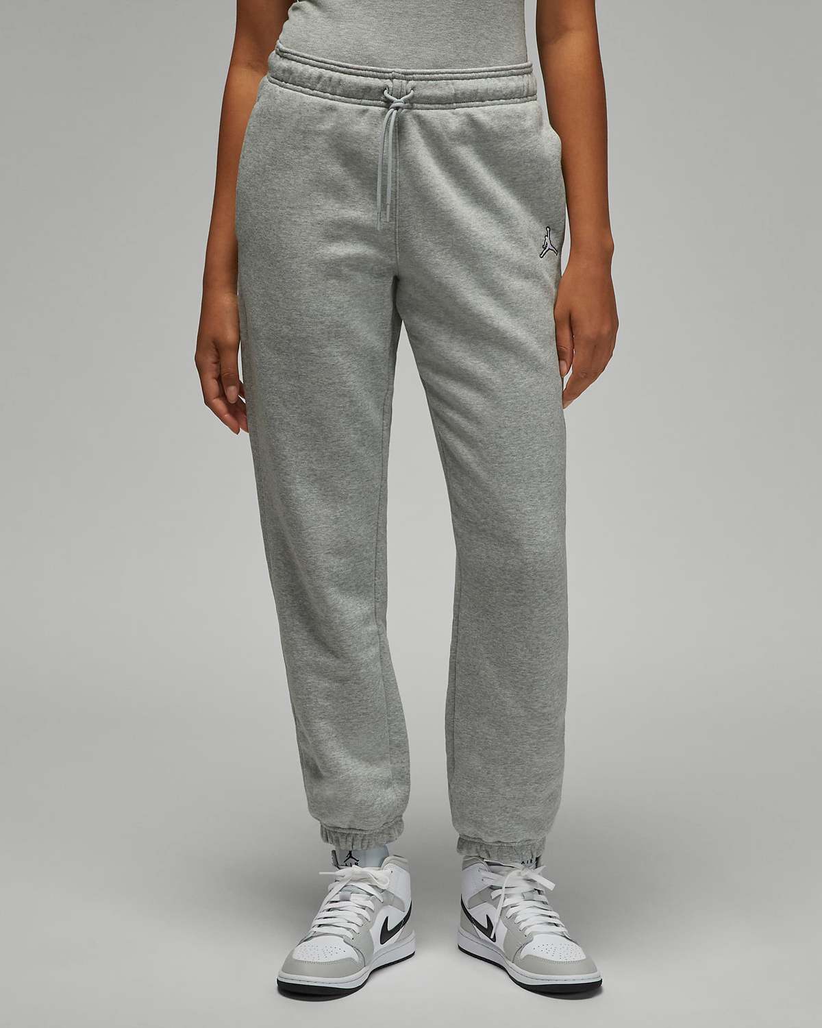 Jordan-Brooklyn-Womens-Fleece-Pants-Grey