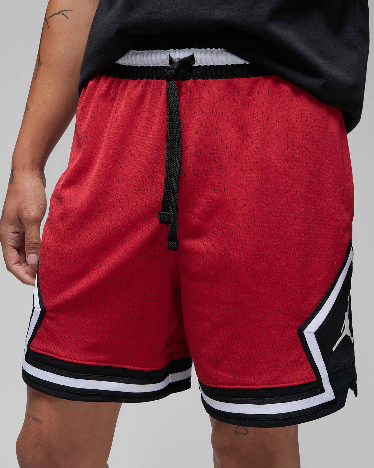 Jordan-Dri-Fit-Sport-Diamond-Shorts-Gym-Red-White-Black