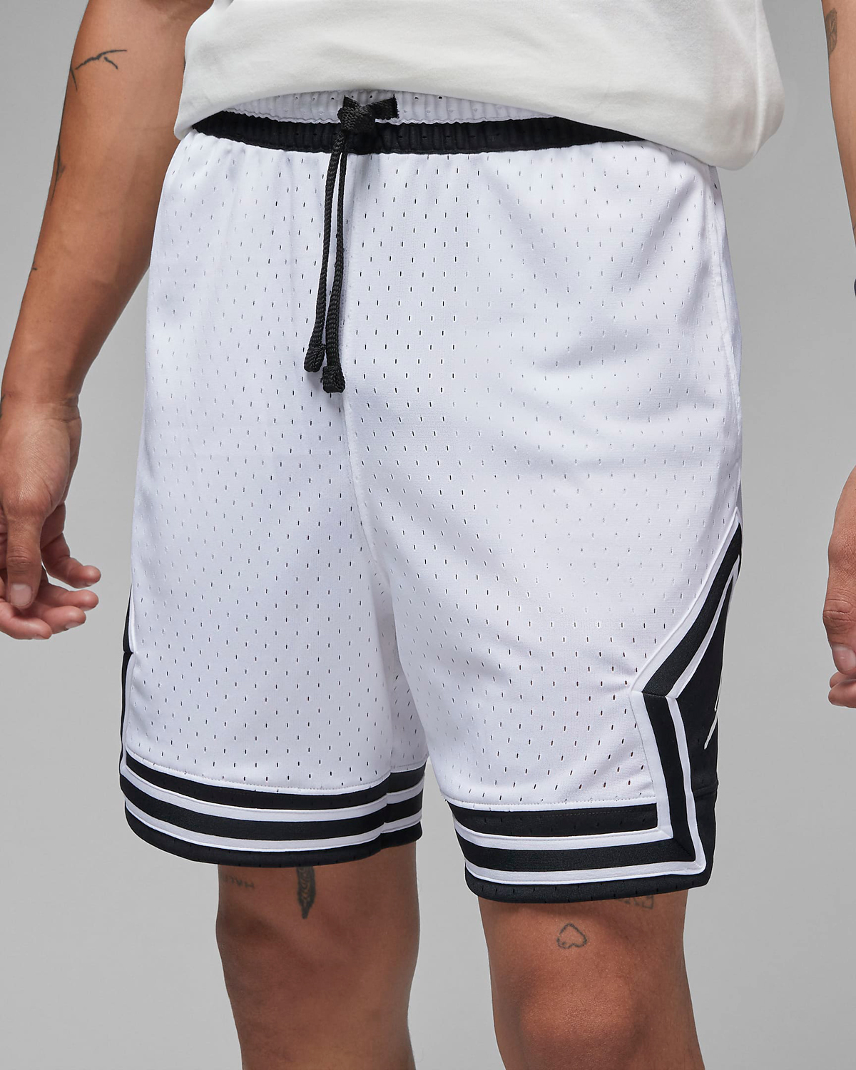 Jordan-Dri-Fit-Sport-Diamond-Shorts-White-Black