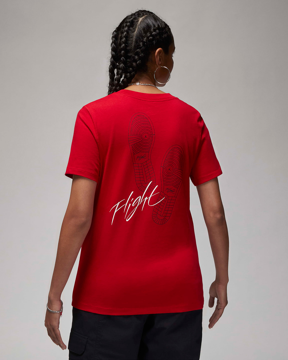 Jordan-Flight-Womens-T-Shirt-Gym-Red-2