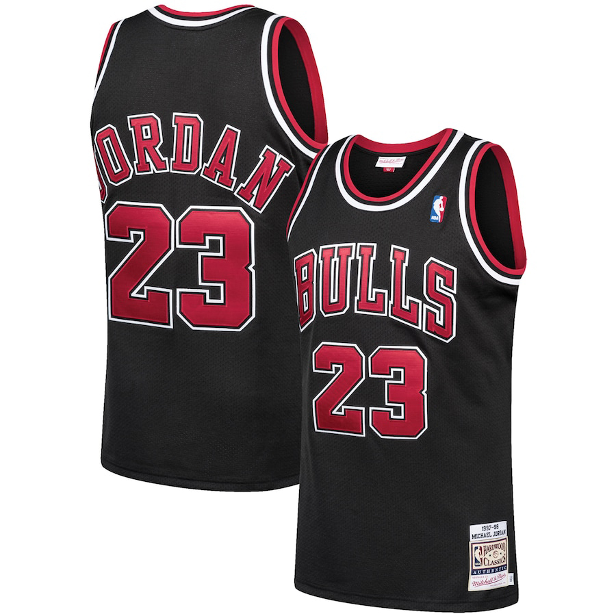 Michael-Jordan-Chicago-Bulls-Black-Jersey