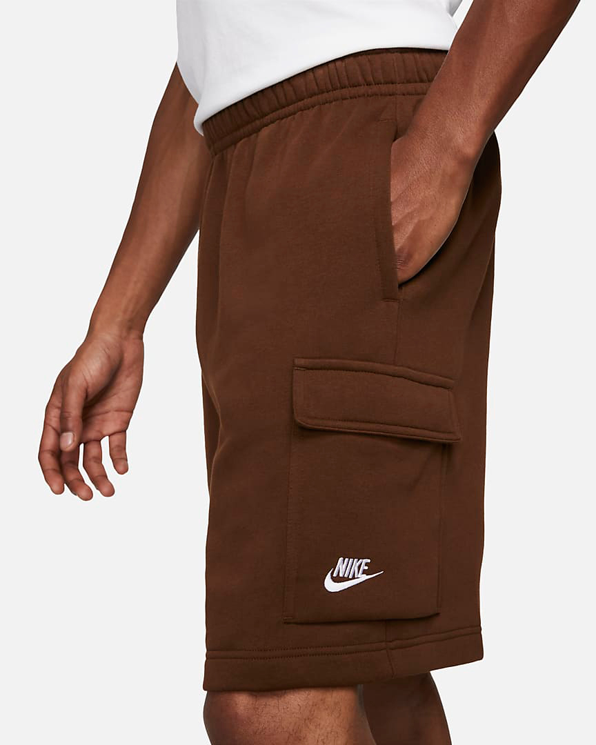 Nike-Club-Fleece-Cargo-Shorts-Cacao-Wow-2