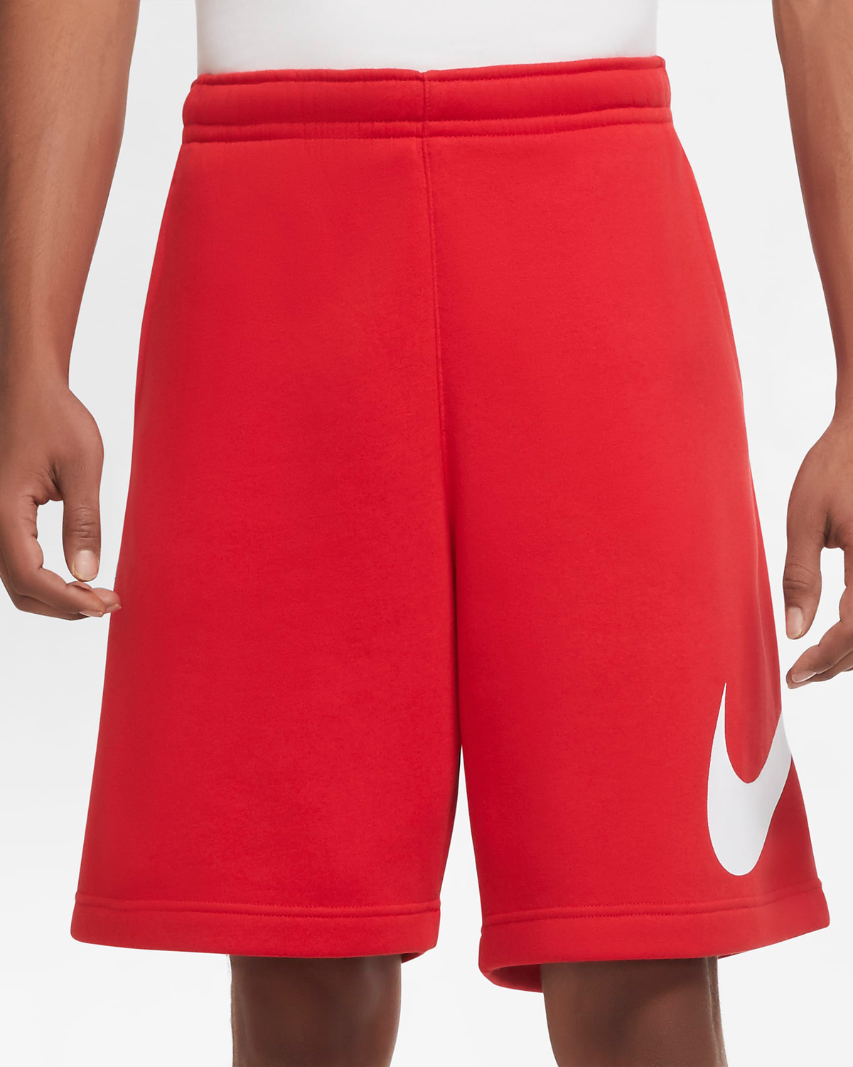 Nike-Club-Fleece-Shorts-University-Red