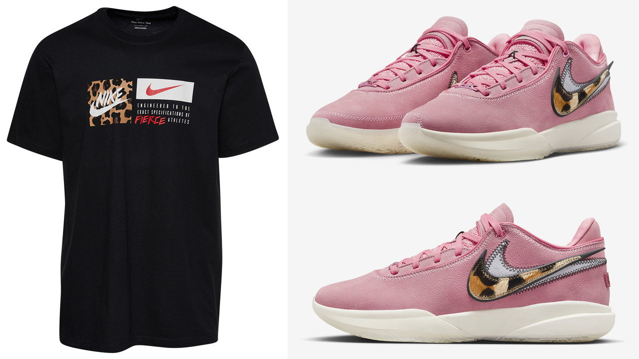 Nike-LeBron-20-South-Beast-Pink-T-Shirt-Match
