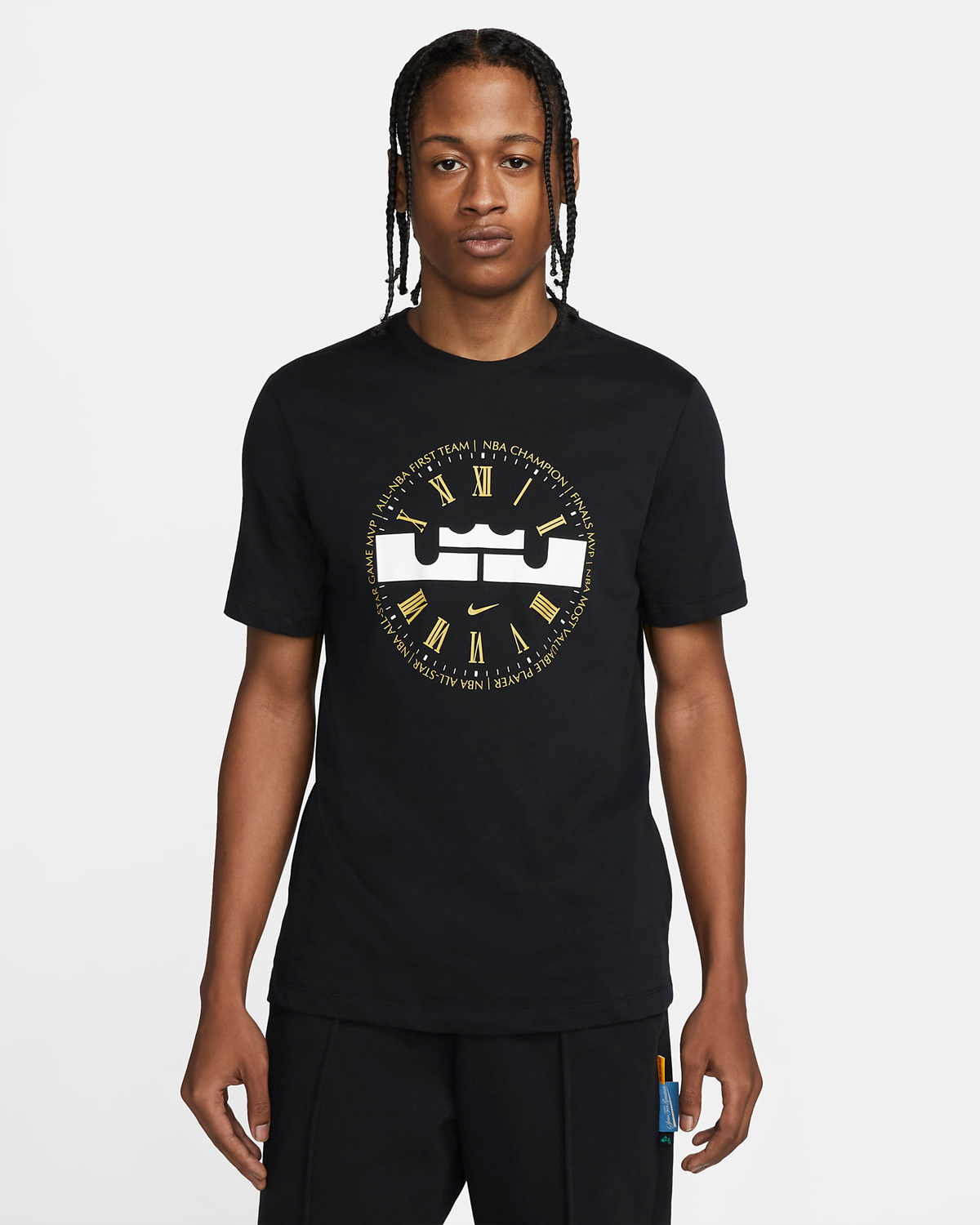 Nike-LeBron-Father-Time-T-Shirt-Black-White-Gold