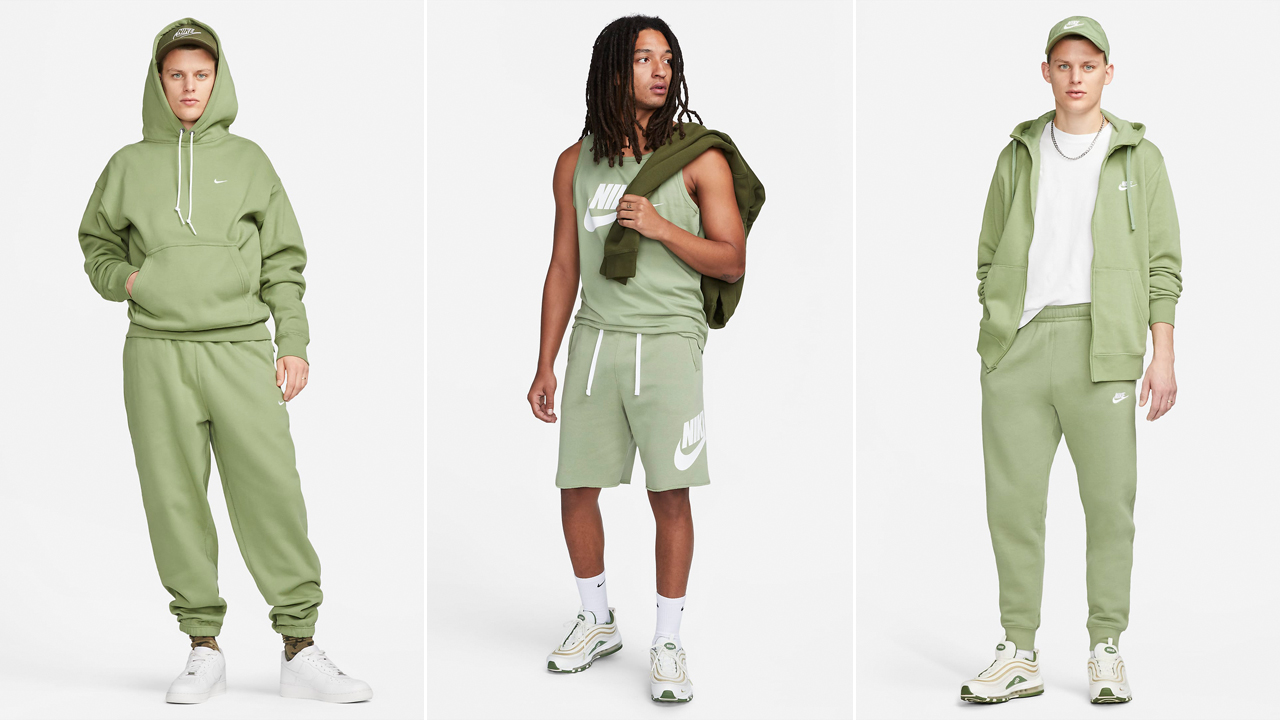 Nike-Oil-Green-Shirts-Clothing-Sneaker-Outfits