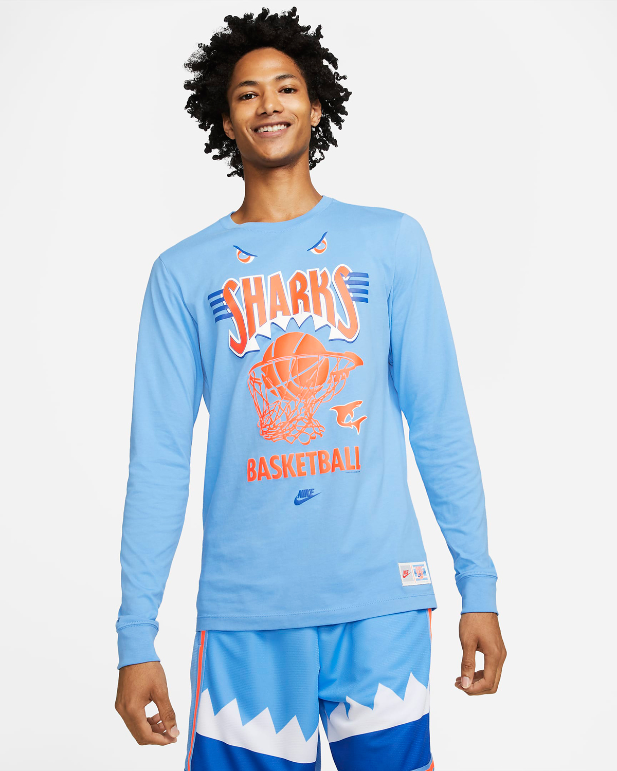 Nike-Sharks-Basketball-Long-Sleeve-T-Shirt-University-Blue