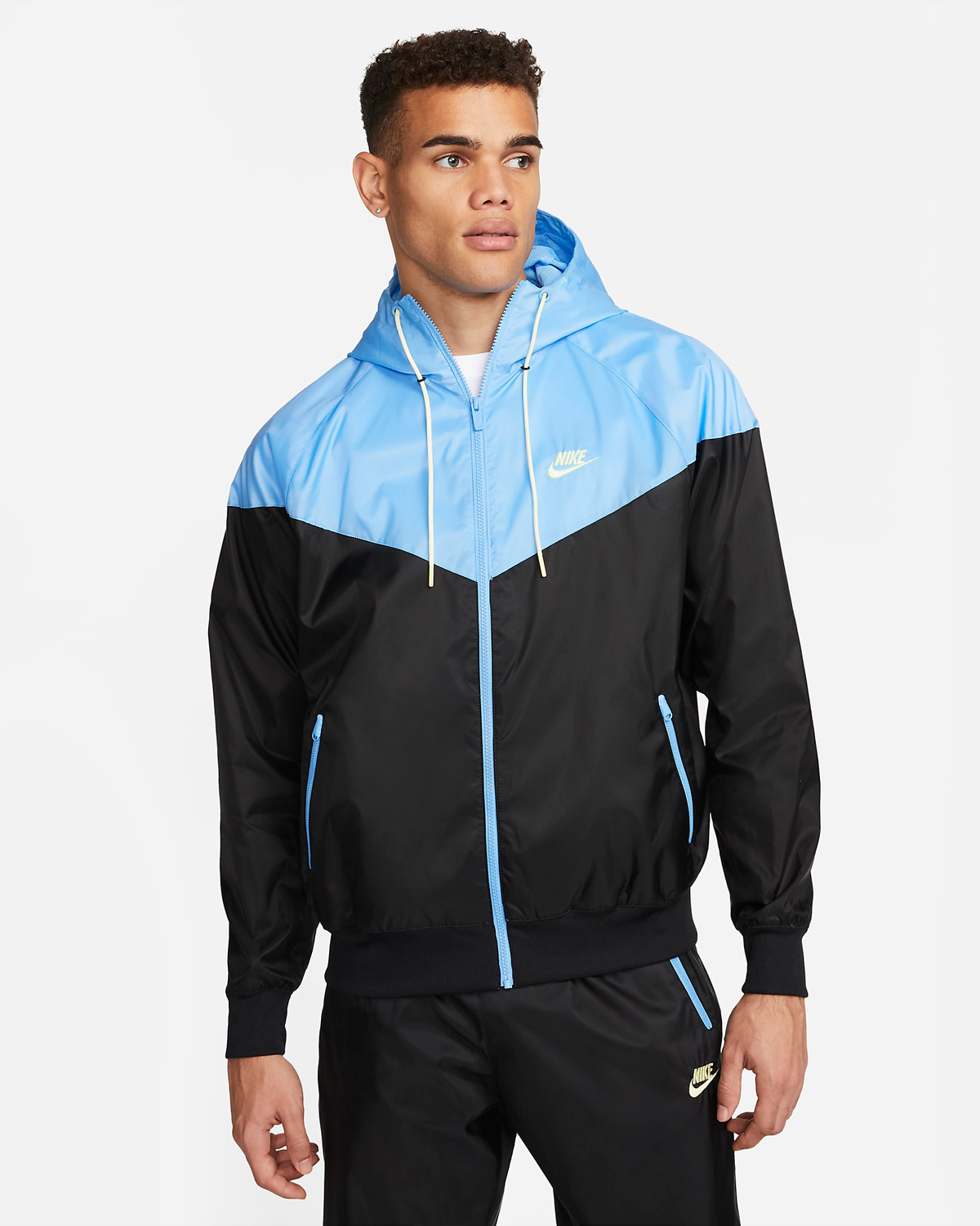 Nike-Sportswear-Windrunner-Hooded-Jacket-Black-University-Blue