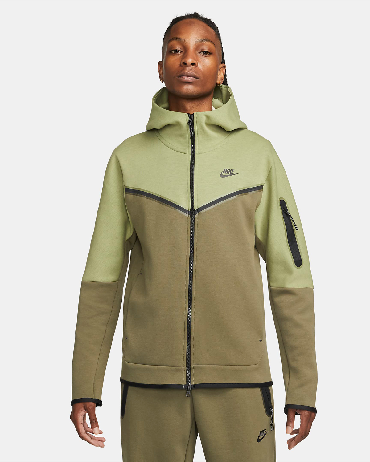 Nike-Tech-Fleece-Full-Zip-Hoodie-Alligator-Medium-Olive