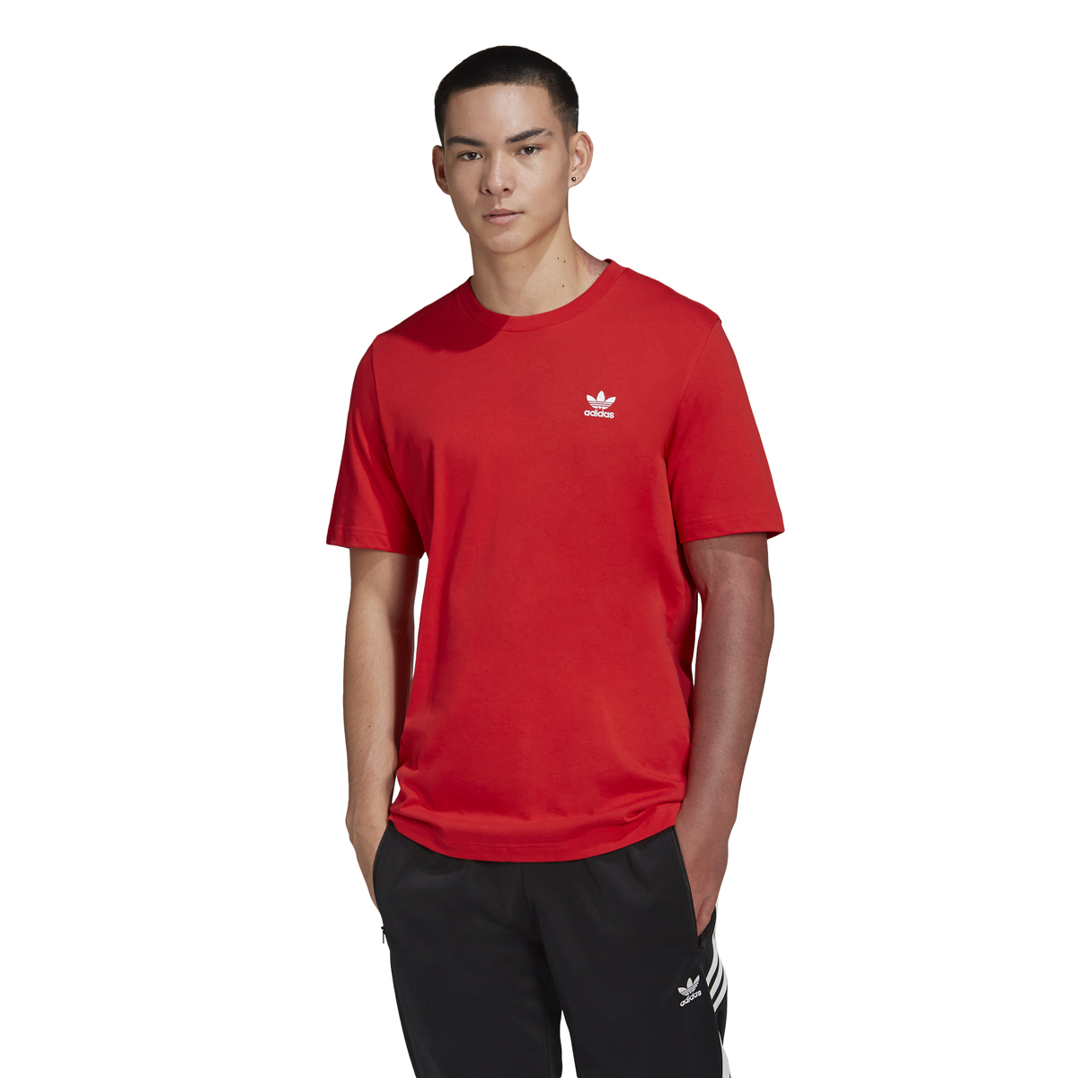 adidas-Originals-Small-Trefoil-T-Shirt-Red