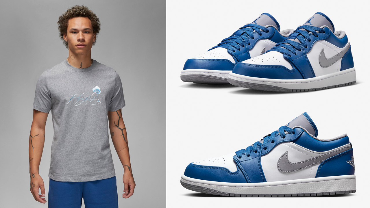 Air-Jordan-1-Low-True-Blue-Shirts-Clothing-Outfits