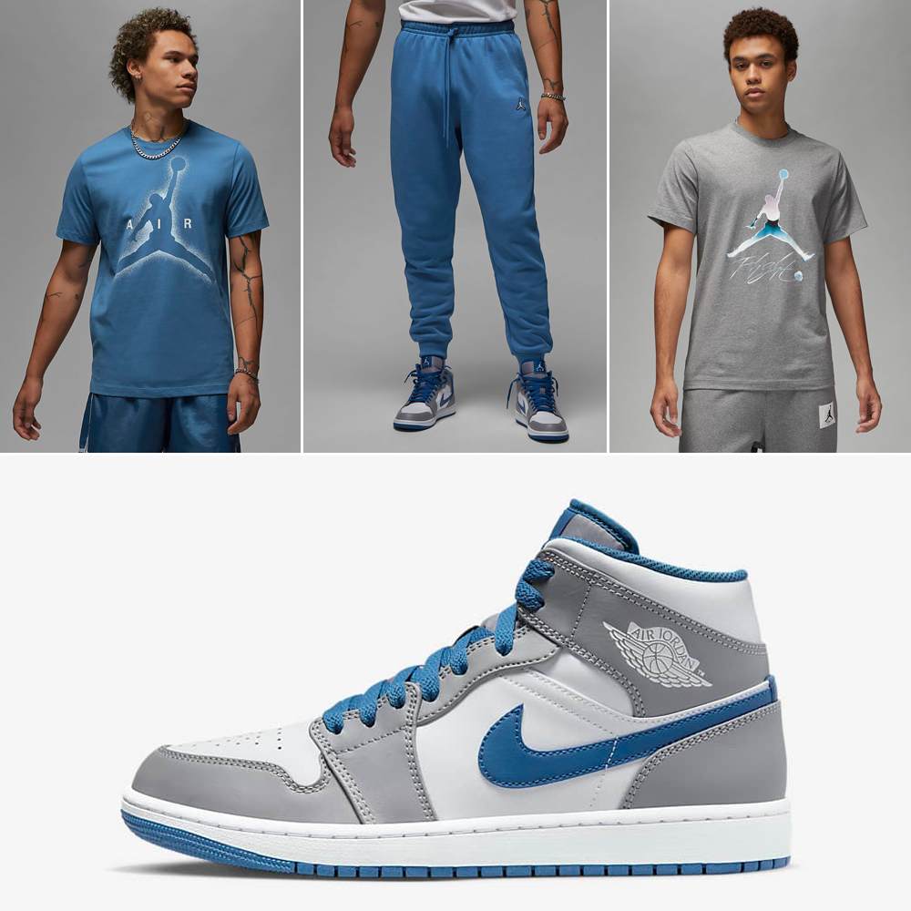 Air-Jordan-1-Mid-True-Blue-Sneaker-Outfits