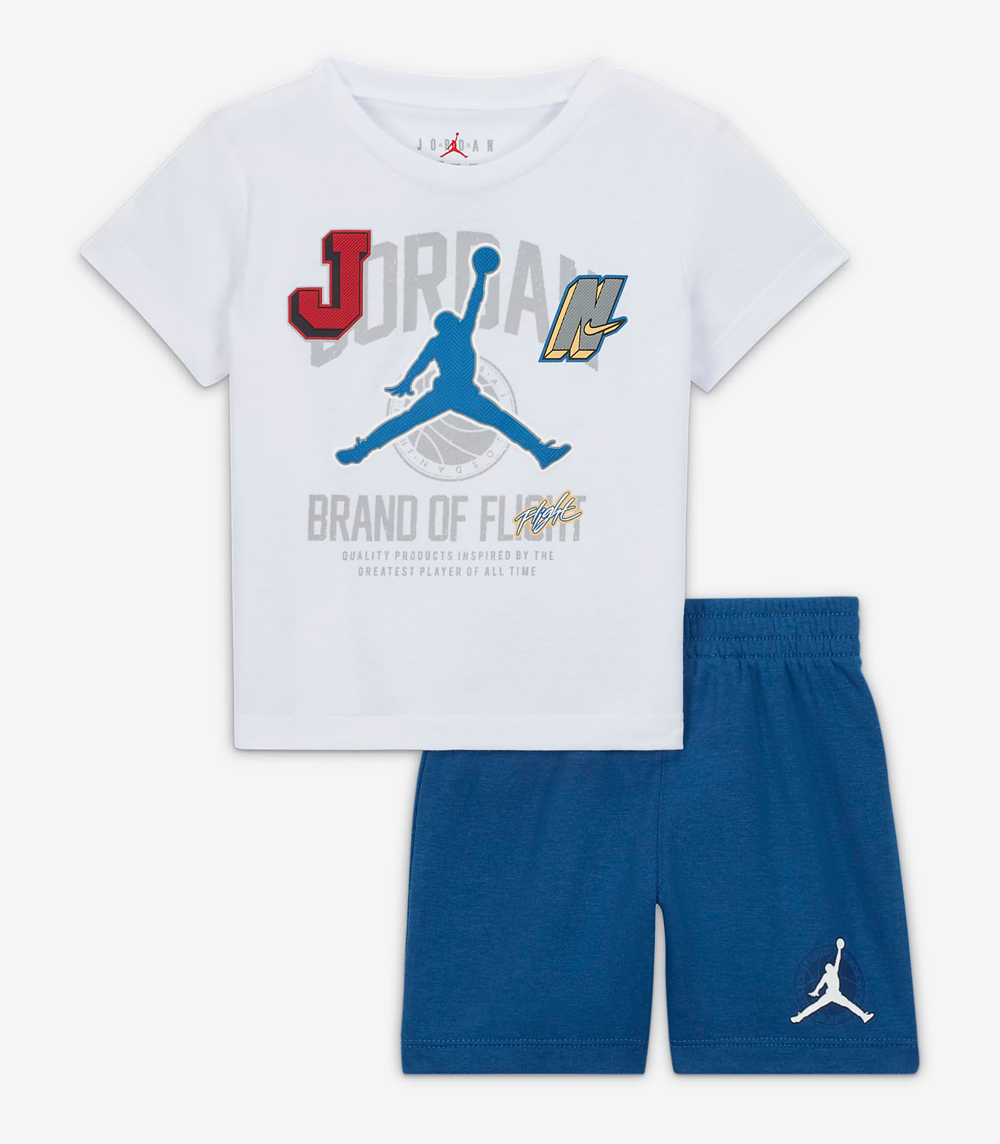Air-Jordan-1-True-Blue-Baby-Shirt-and-Shorts-Set-(12-24-Months)
