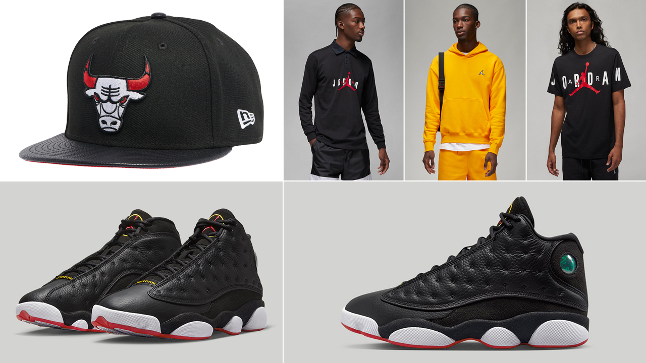Air-Jordan-13-Playoffs-2023-Shirts-Hats-Clothing-Outfits