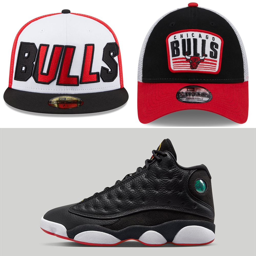 Air-Jordan-13-Playoffs-Bulls-Hats