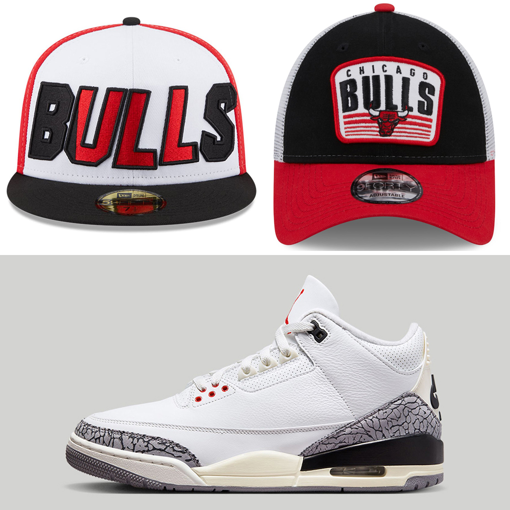 Air-Jordan-3-White-Cement-Reimagined-Bulls-Hats