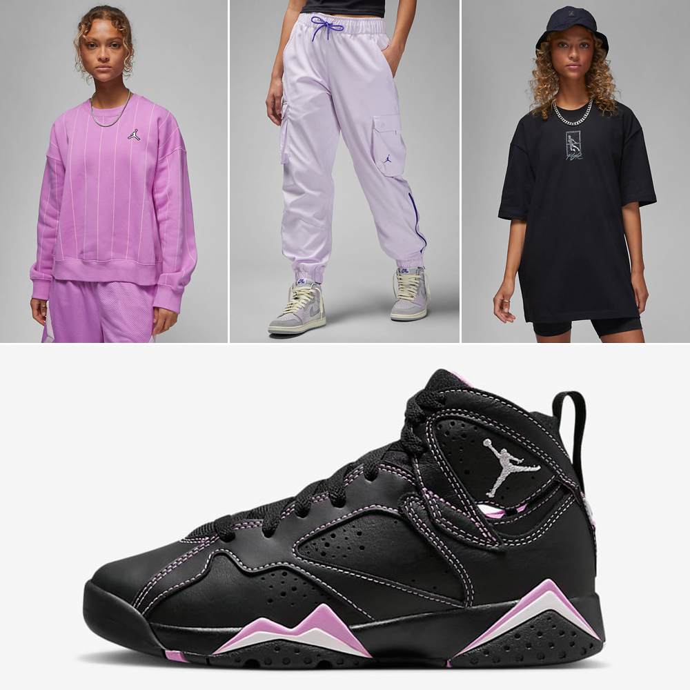 Air-Jordan-7-Barely-Grape-Womens-Shirts-Clothing-Outfits