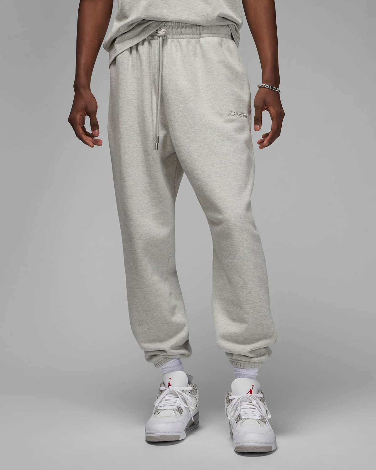 Air-Jordan-Wordmark-Fleece-Pants-Grey-Heather-1