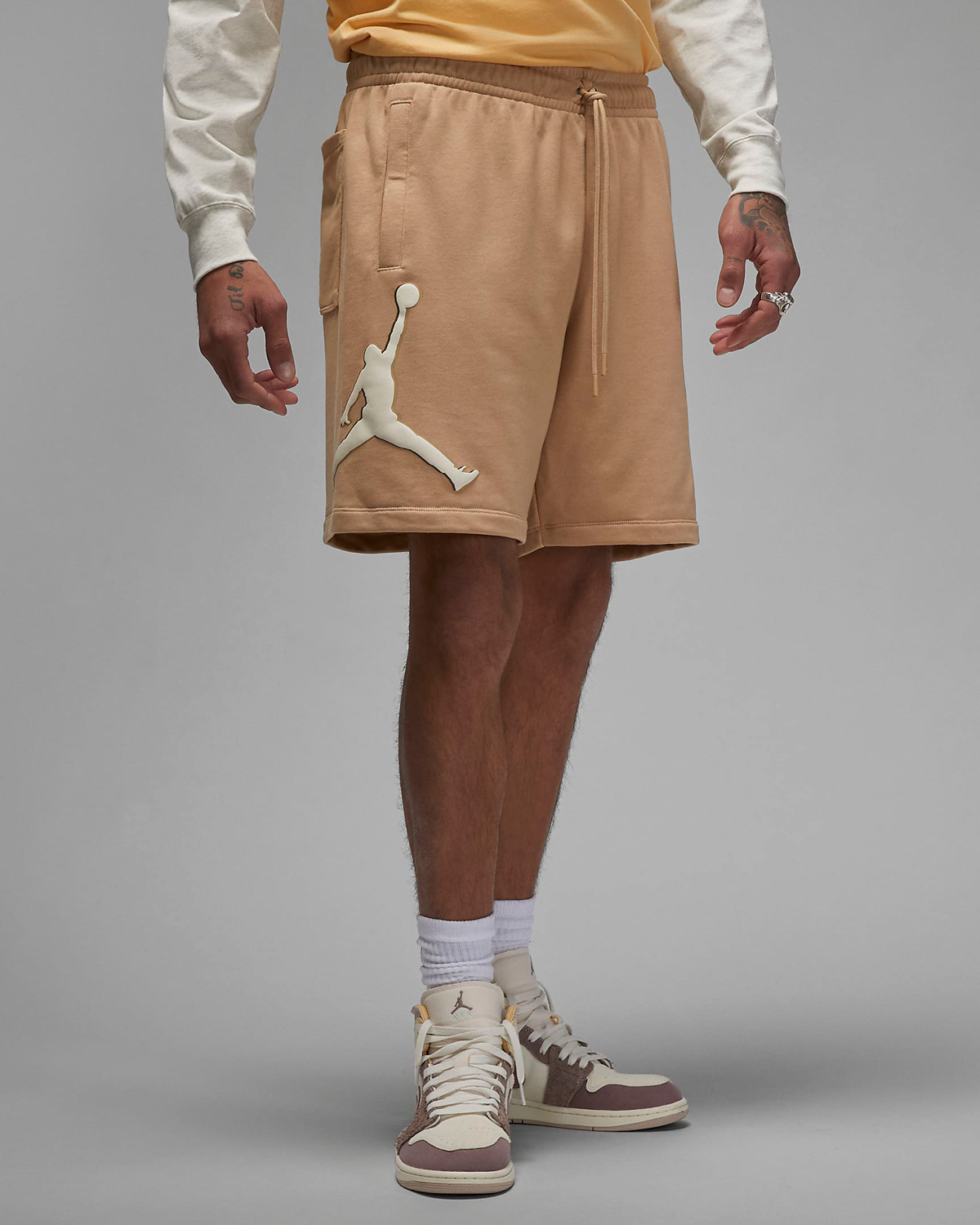 Jordan-Essentials-Fleece-Shorts-Desert