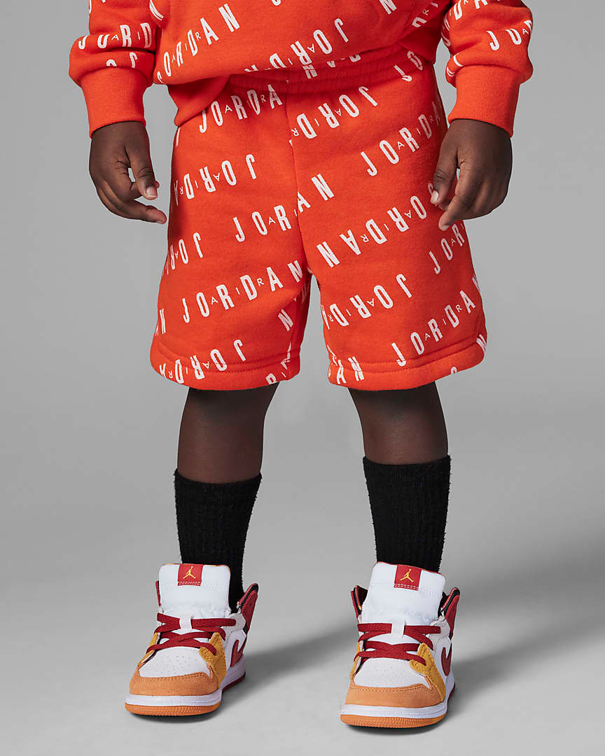 Jordan-Kids-Toddler-Printed-Shorts-Team-Orange