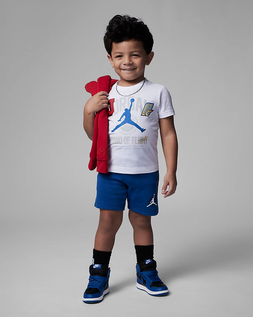 Jordan-True-Blue-Shorts-Shirt-Toddler-Set