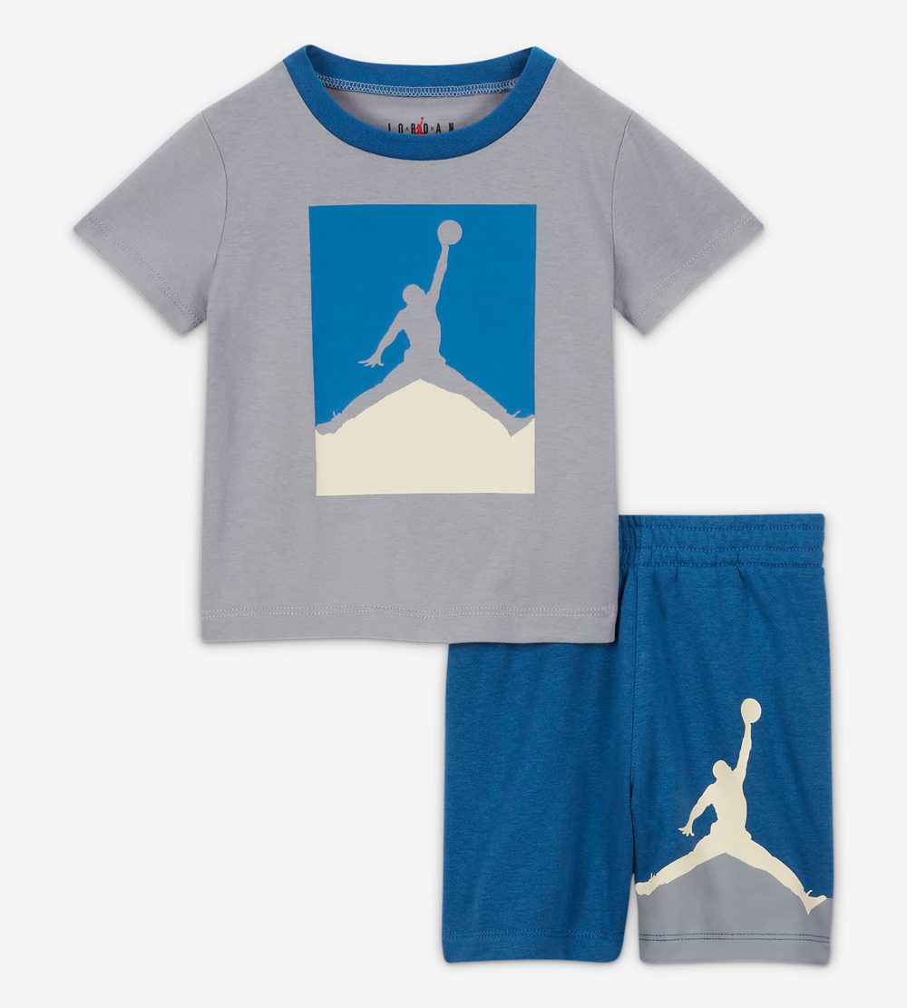 Jordan-True-Blue-Shorts-T-Shirt-Baby-Set-12-to-24-Months