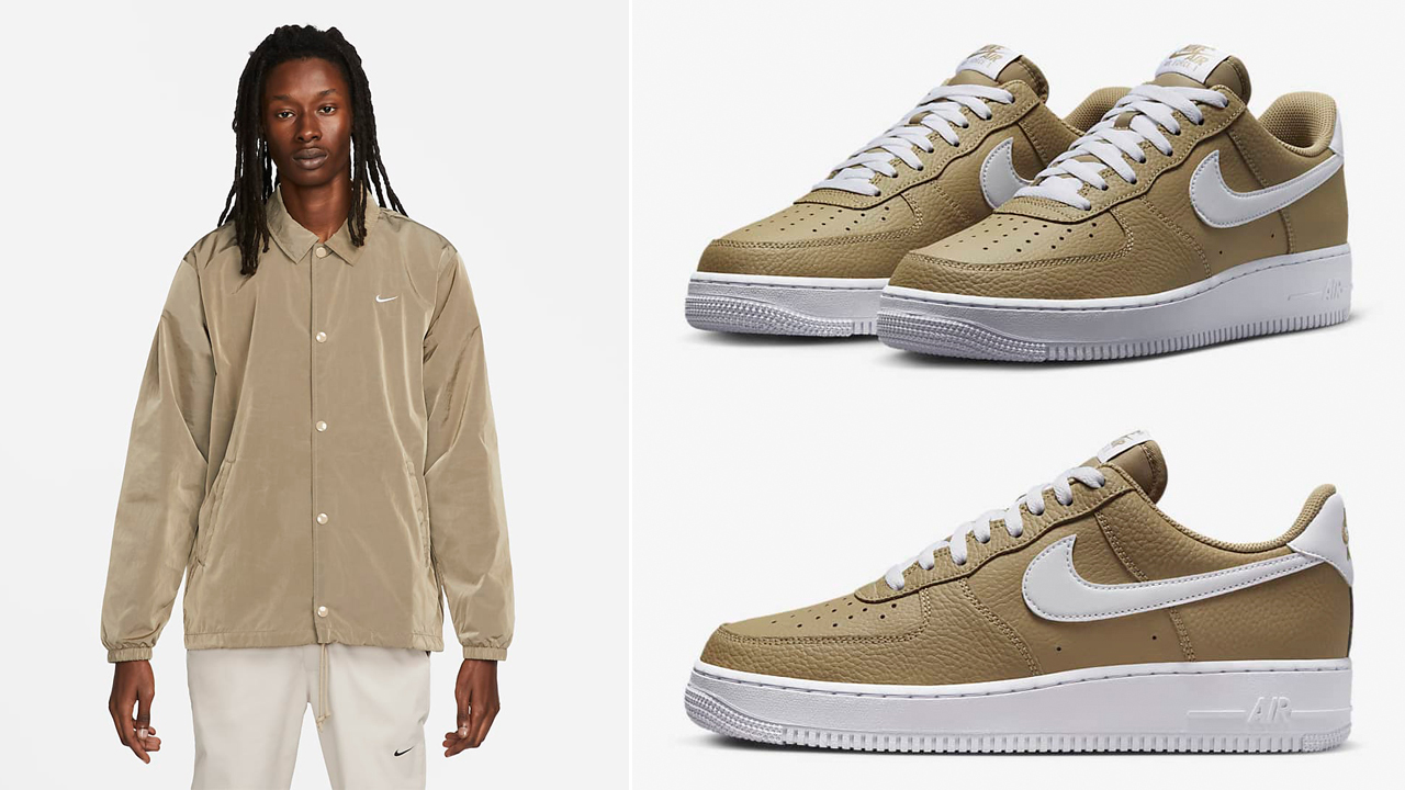 Nike-Air-Force-1-Low-Khaki-Shirts-Clothing-Outfits