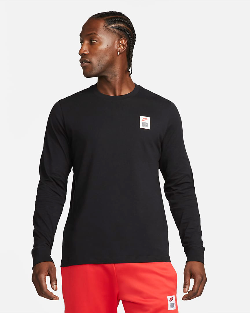 Nike-Basketball-Force-Long-Sleeve-T-Shirt-Black-1