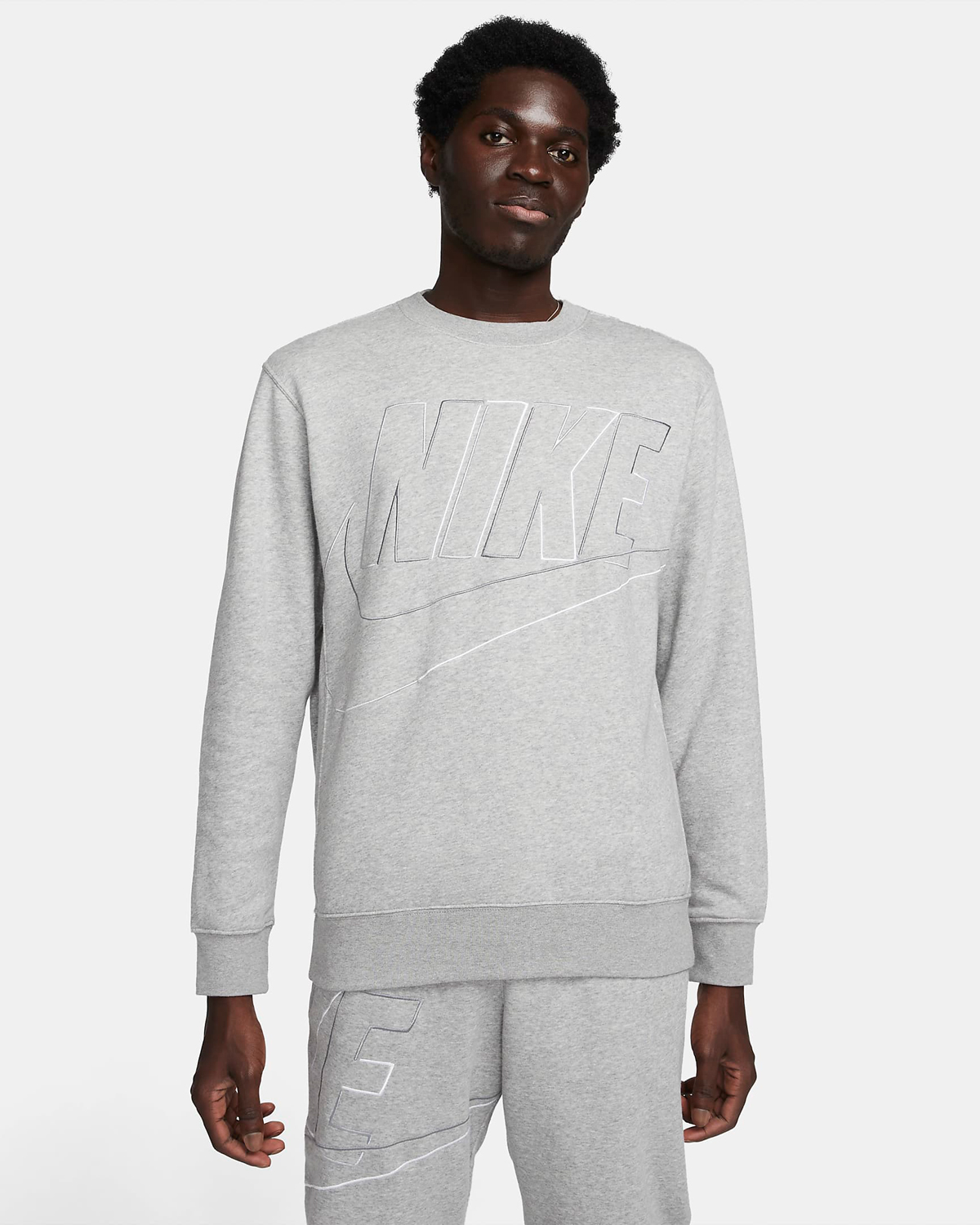 Nike-Club-Fleece-Plus-Crew-Sweatshirt-Grey