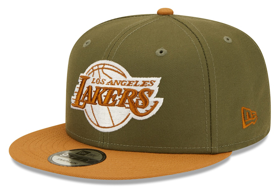 Nike-LeBron-20-Olive-Suede-Lakers-Snapback-Hat