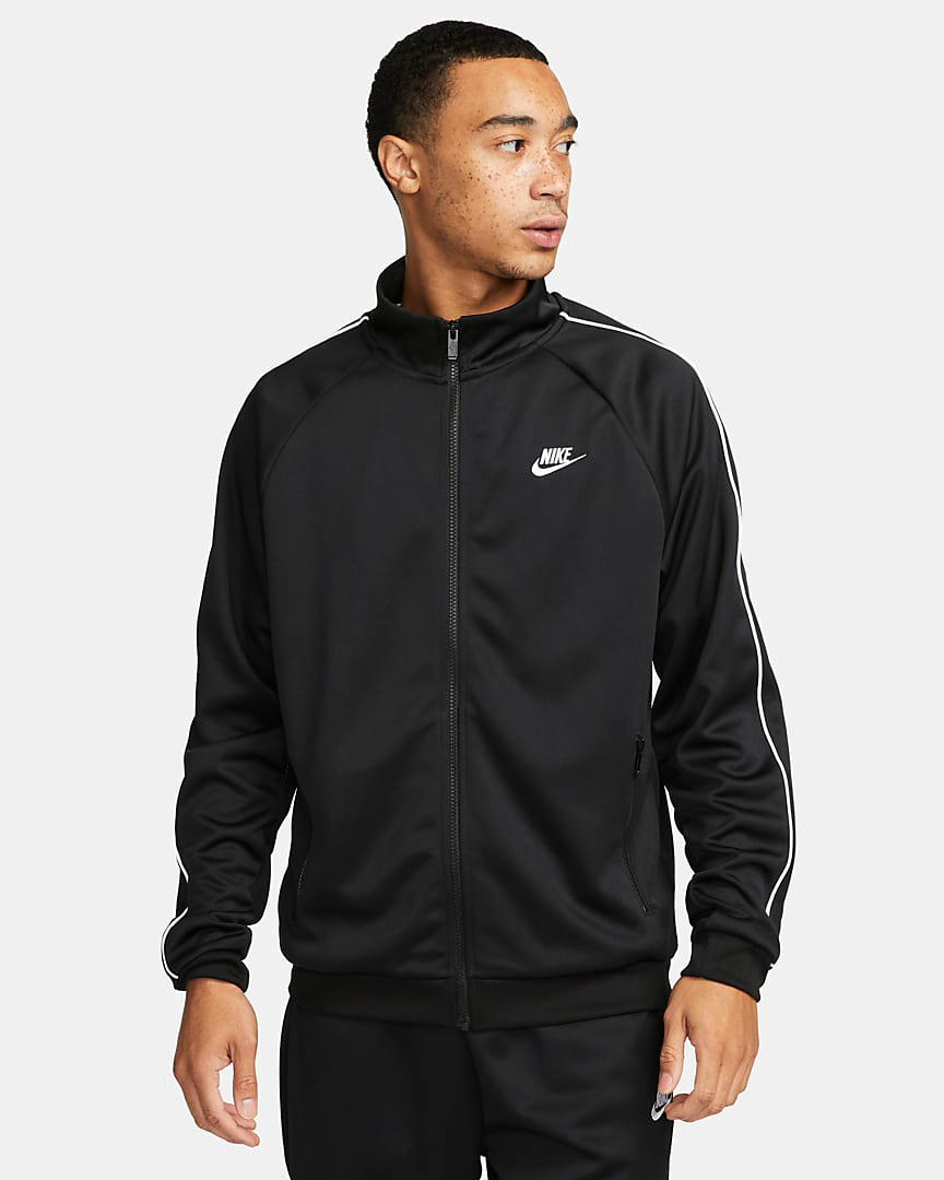 Nike-Sportswear-Club-Zip-Jacket-Black-White