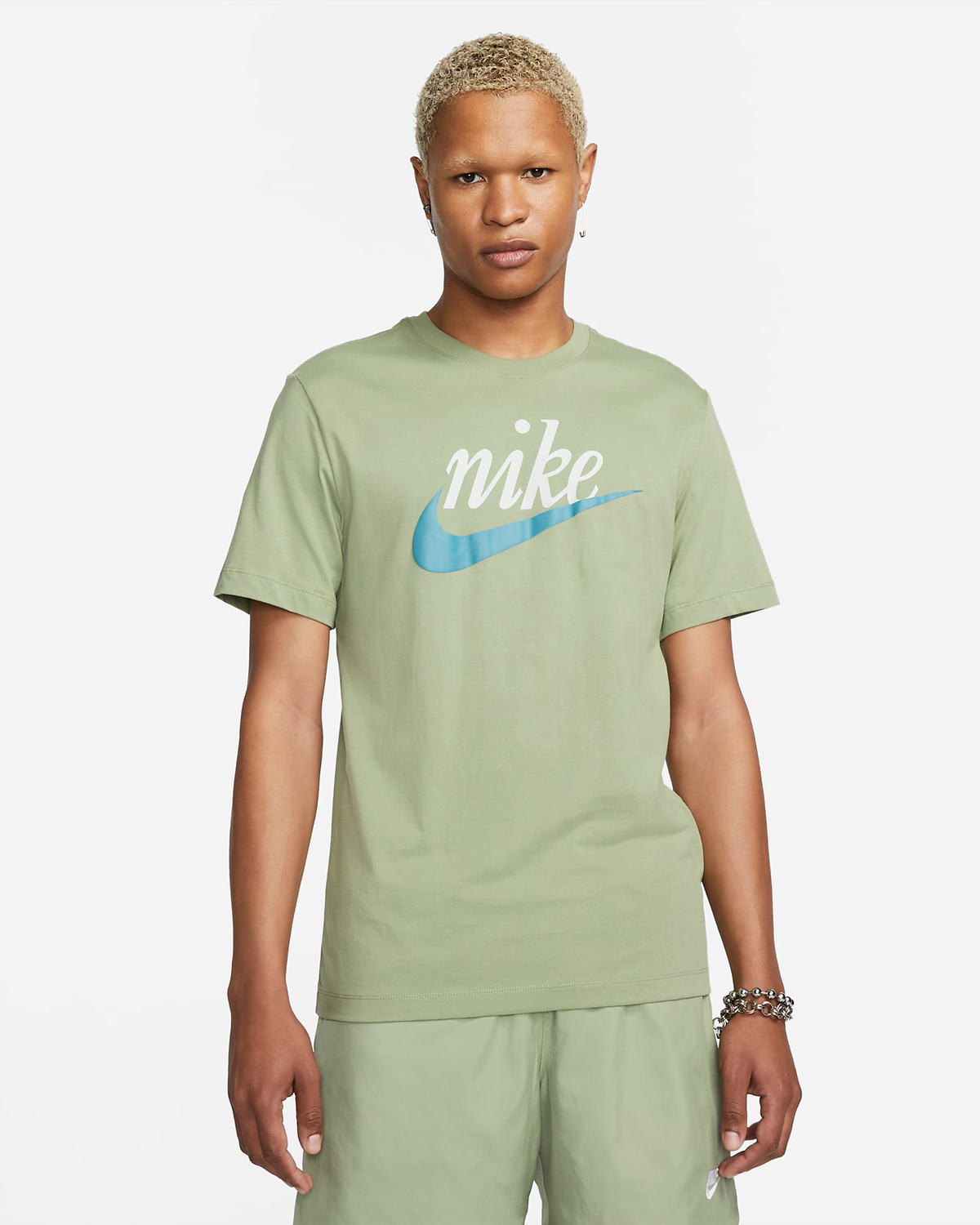Nike-Sportswear-Logo-T-Shirt-Oil-Green