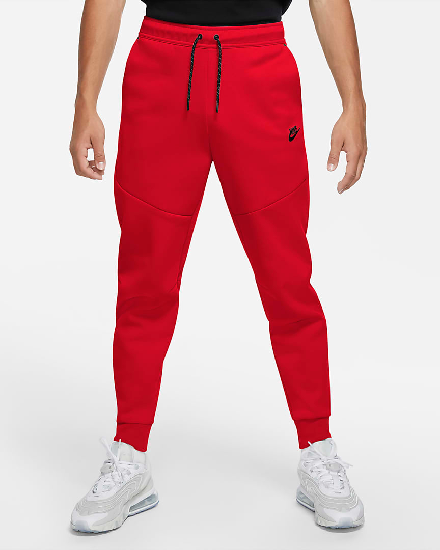 Nike-Tech-Fleece-Joggers-University-Red