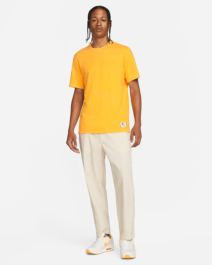 Nike-University-Gold-T-Shirt-Pants-Outfit