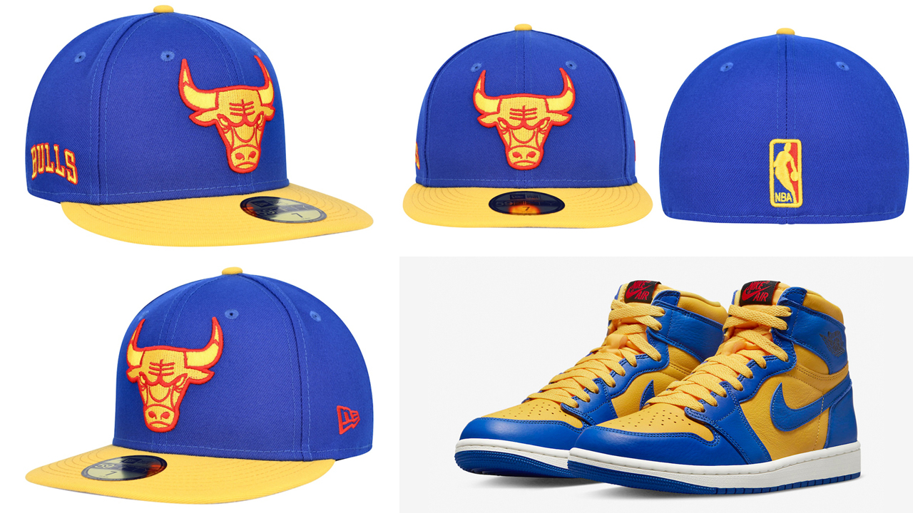 Air-Jordan-1-High-Laney-Bulls-New-Era-Hat