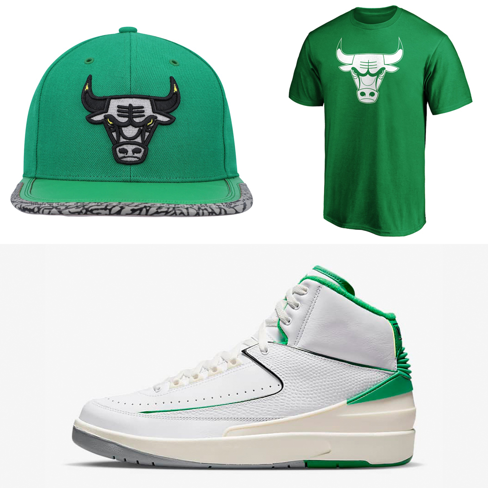 Air-Jordan-2-Lucky-Green-Shirt-Hat-Outfit