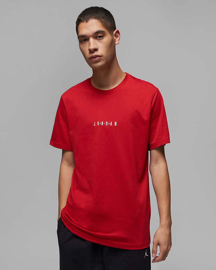 Jordan-Air-T-Shirt-Gym-Red