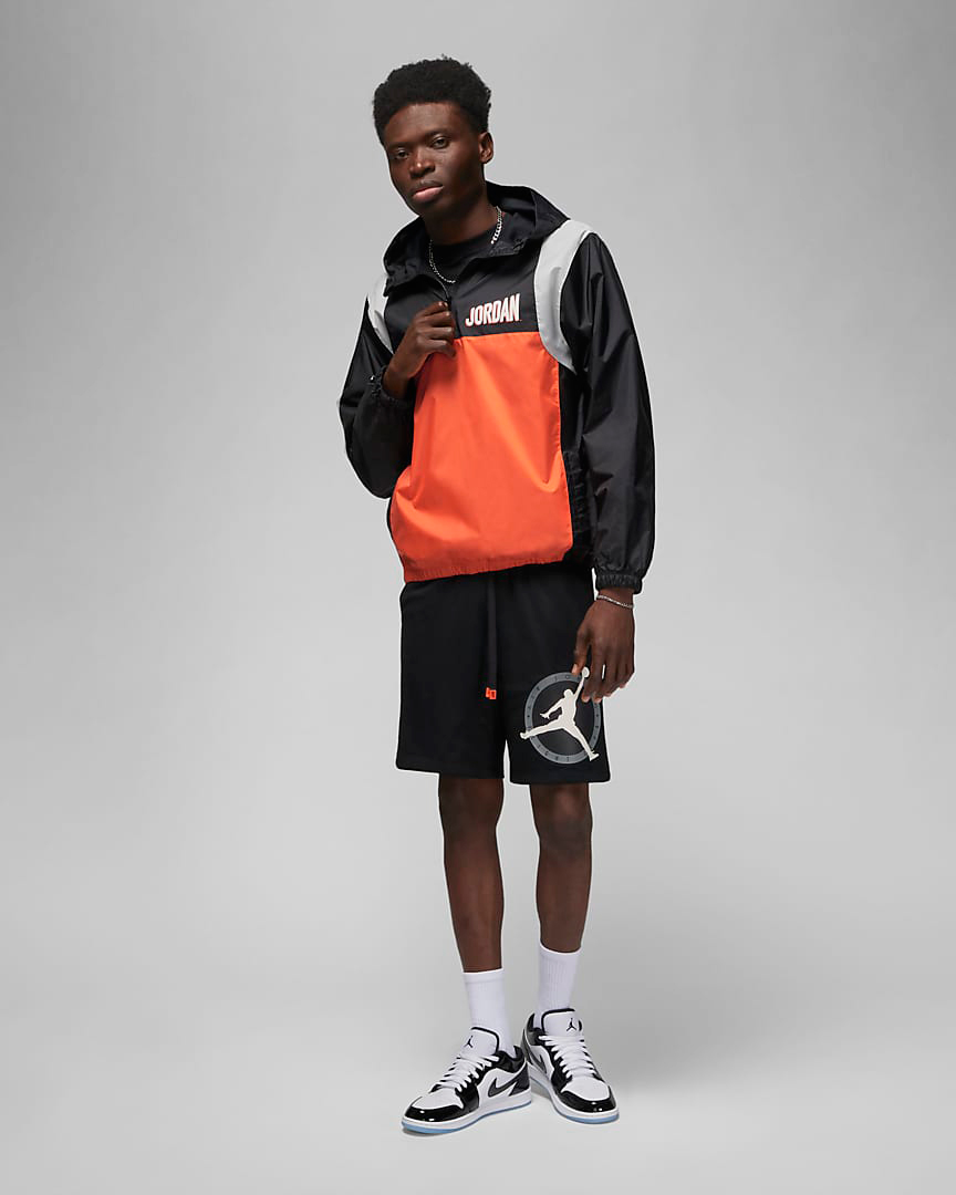 Jordan-Flight-MVP-Wheaties-Hooded-Pullover-Jacket-Black-Orange-Outfit