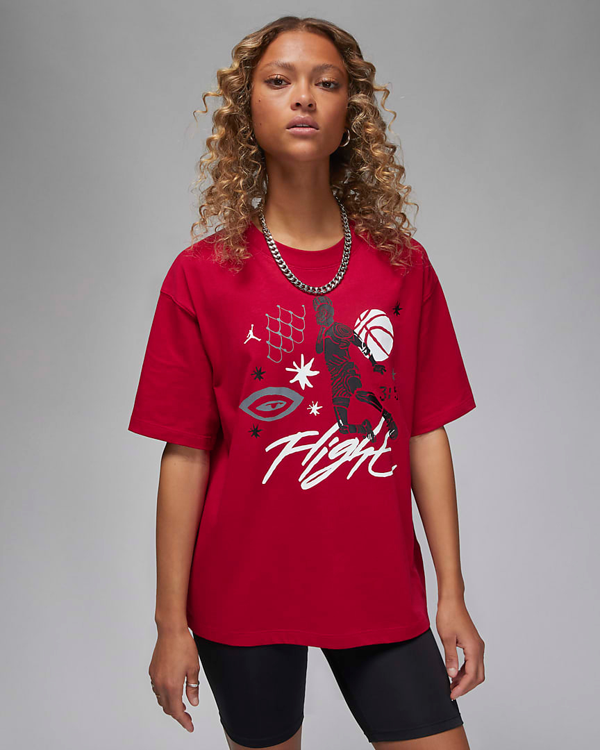 Jordan-Womens-Boxy-T-Shirt-Gym-Red