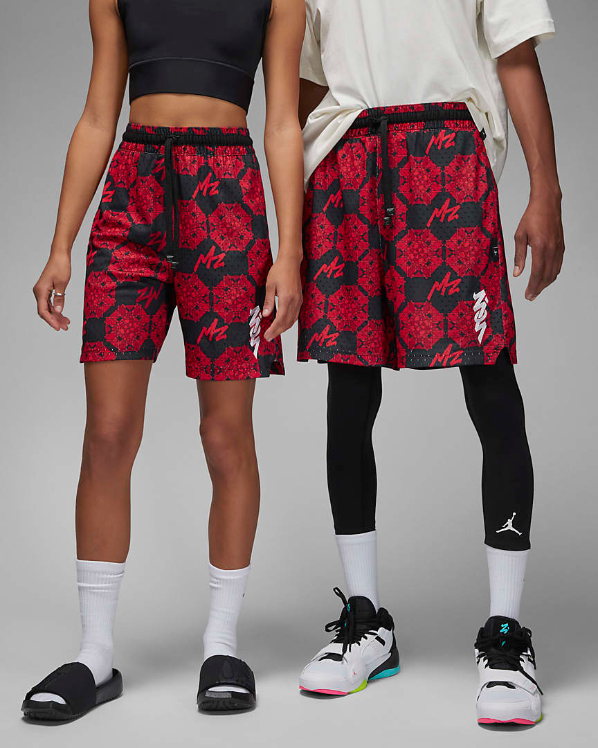 Jordan-Zion-Mesh-Shorts-Black-Gym-Red